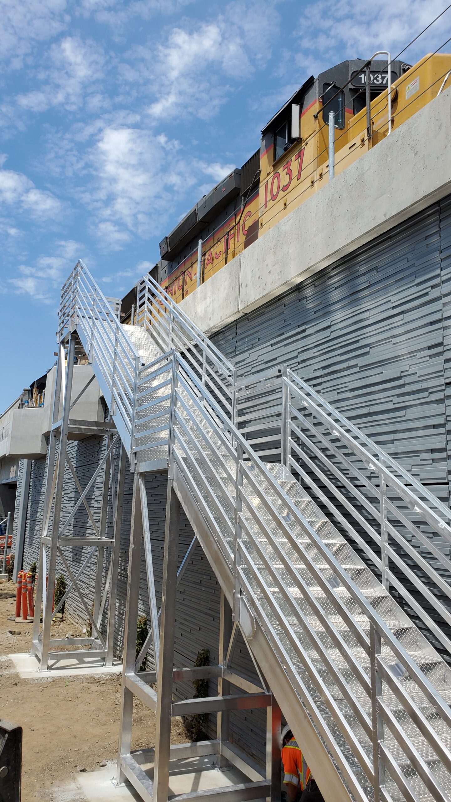 Public Access Aluminum Stairs