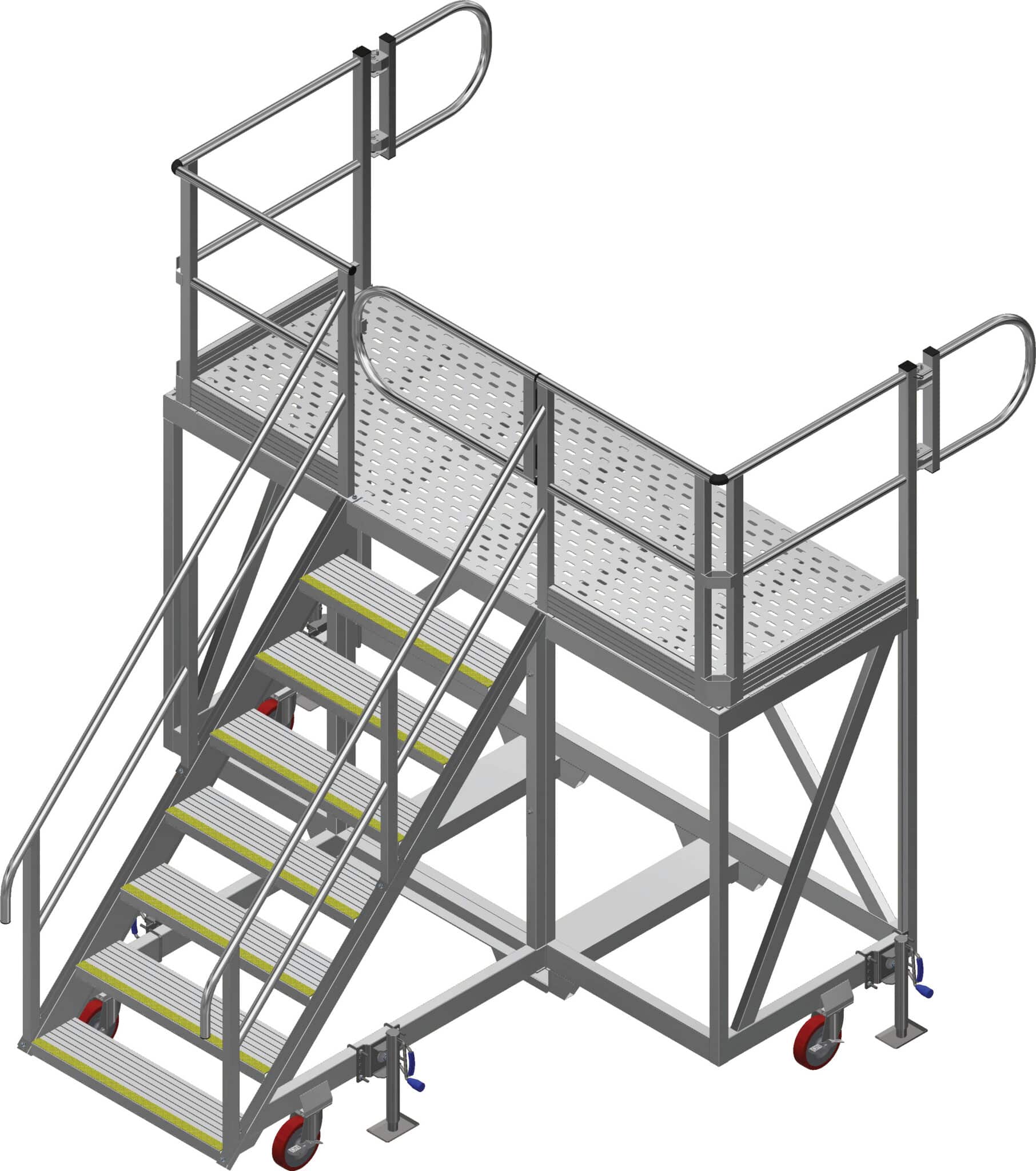 Lower Radiator Access Platform