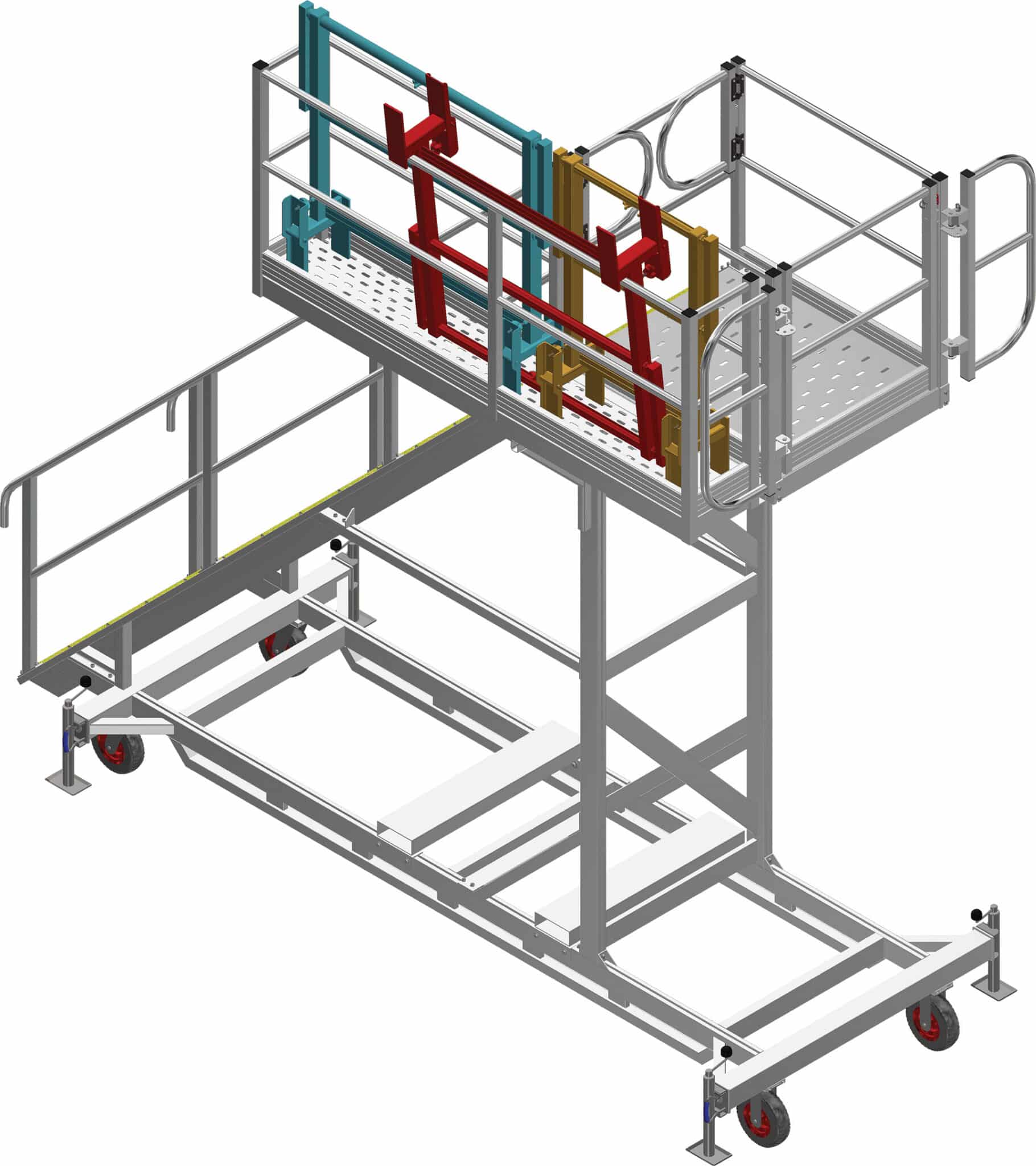 Truck Chassis Access Platform - Side Cantilever