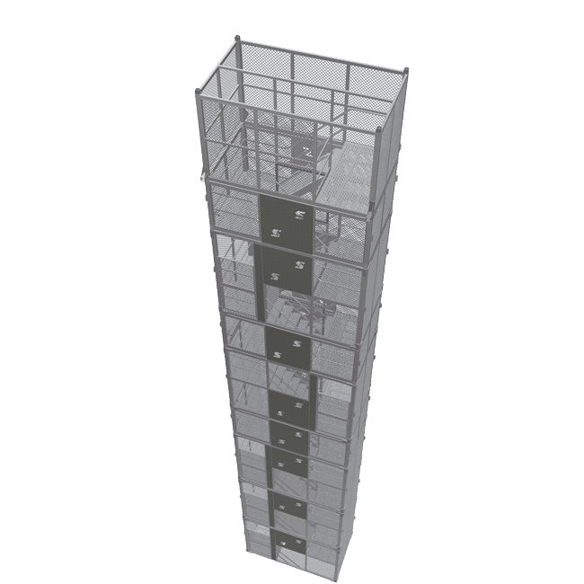 SmartStairs Aluminium - The Ultimate Enclosed Modular Stair System